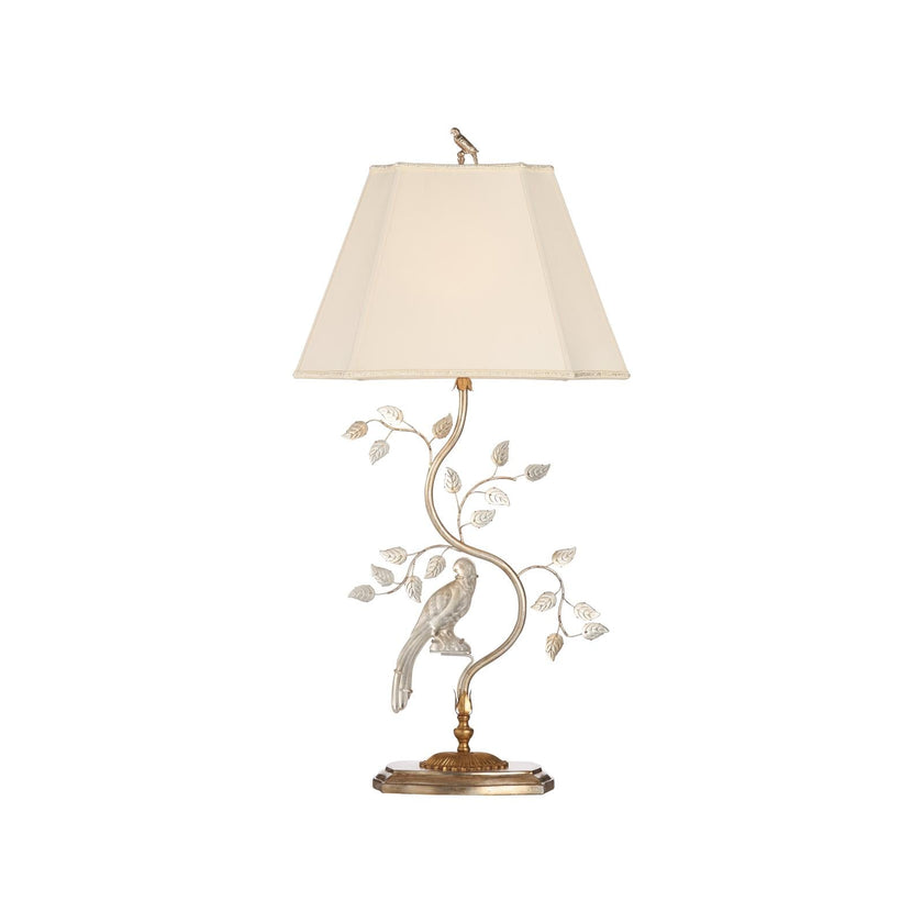 Chelsea House Crystal Bird Table Lamp