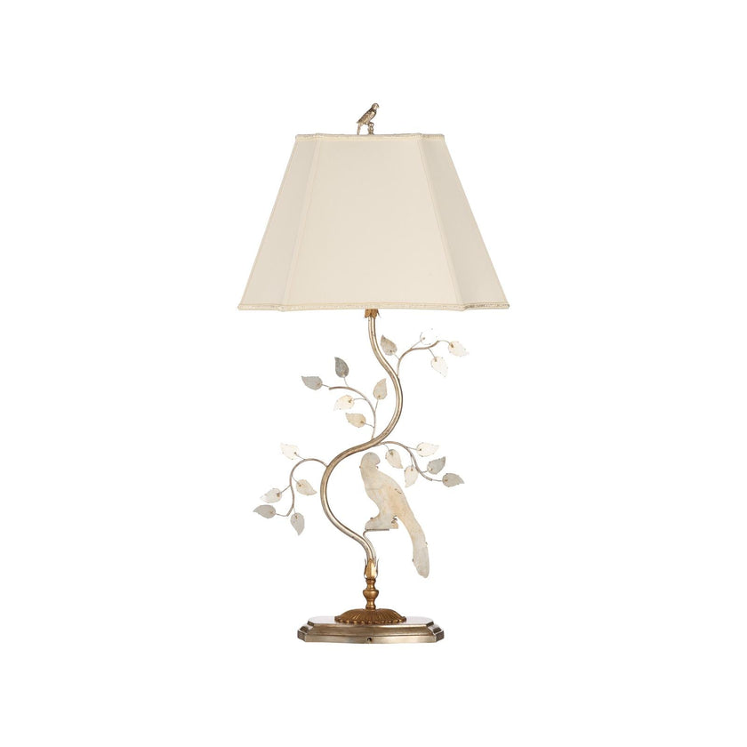 Chelsea House Crystal Bird Table Lamp