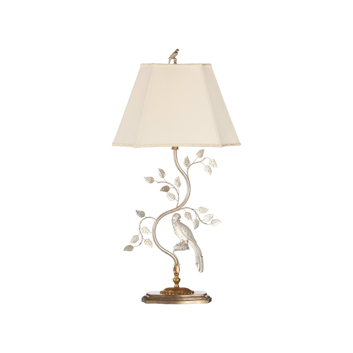 Chelsea House Crystal Bird Table Lamp