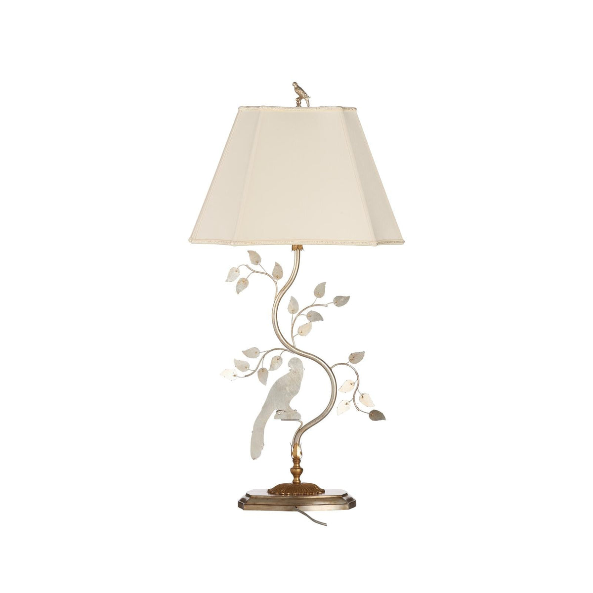 Chelsea House Crystal Bird Table Lamp