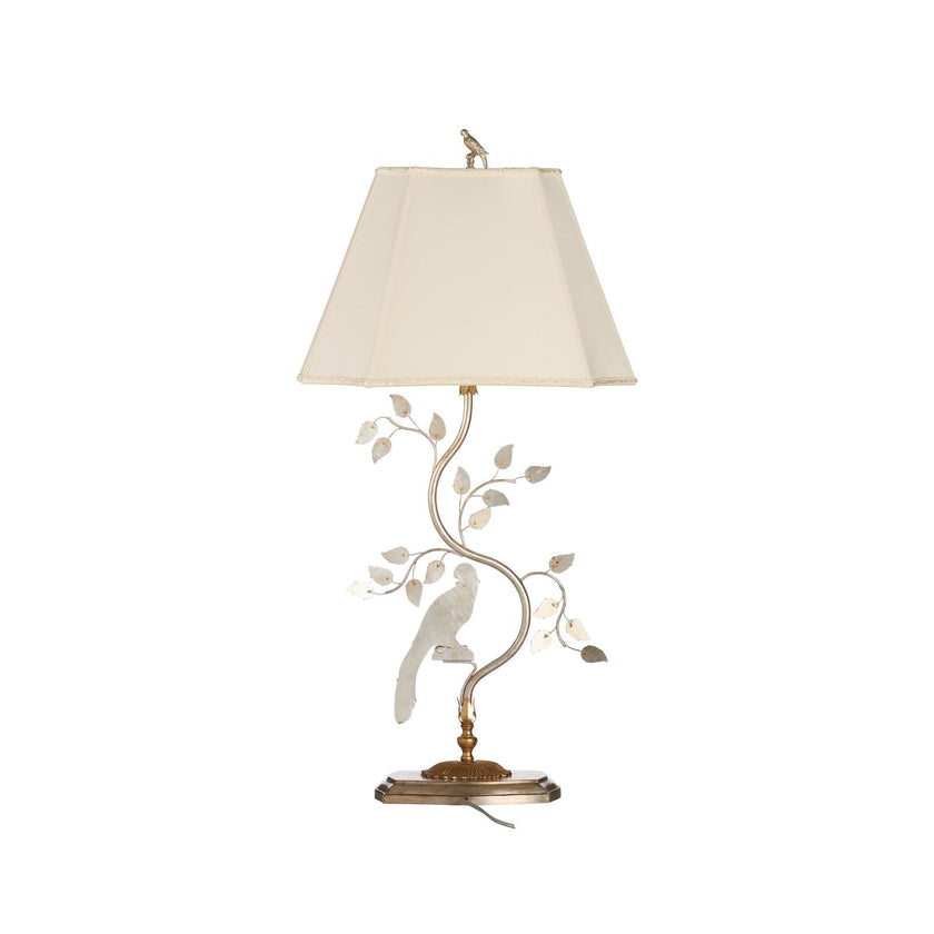 Chelsea House Crystal Bird Table Lamp