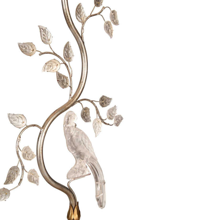 Chelsea House Crystal Bird Table Lamp