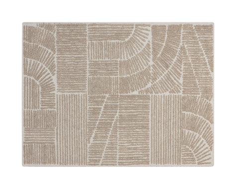 Sunpan Corinthia Hand-Woven Rug - Ivory/Beige