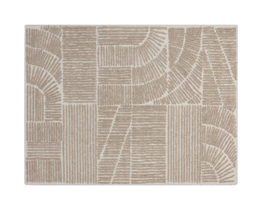 Sunpan Corinthia Hand-Woven Rug - Ivory/Beige