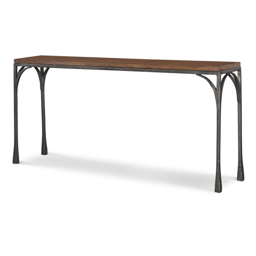 Century Furniture Mesa Stocked Flat Iron Console Table
