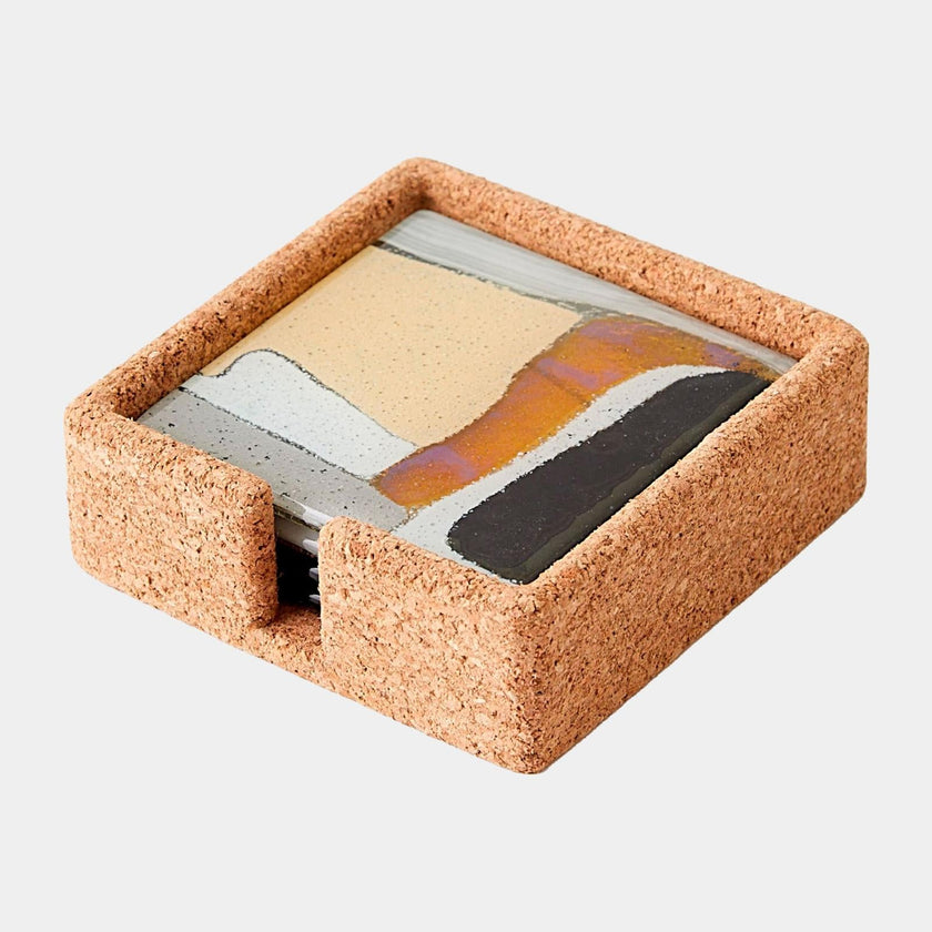 Global Views Cashmere Glass Coaster