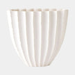 Global Views Cactus Vase Off White