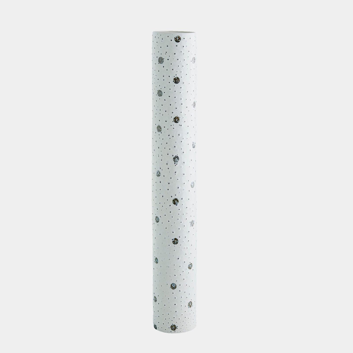 Global Views Spotted White and Black Vase