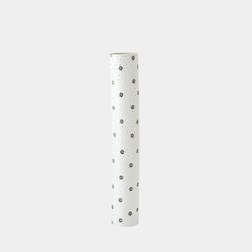 Global Views Spotted White and Black Vase
