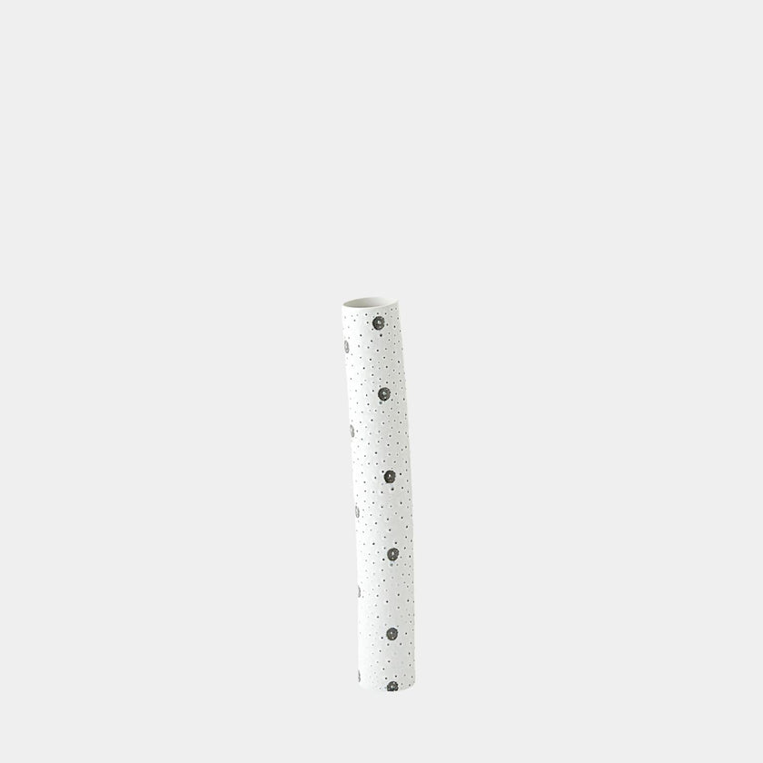Global Views Spotted White and Black Vase