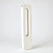 Global Views Rectangle Vase - White