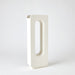 Global Views Rectangle Vase - White