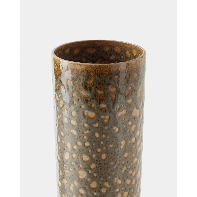 Global Views Allium Gray Splotch Vase