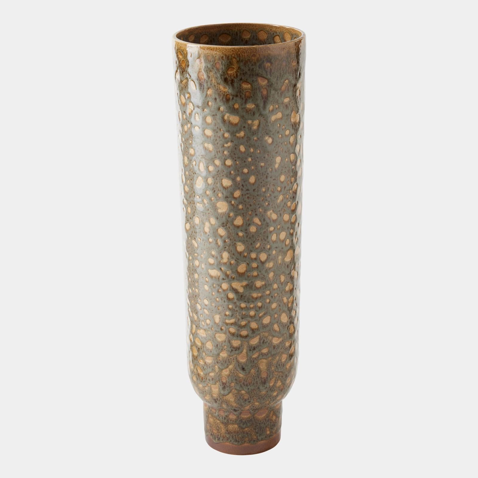 Global Views Allium Gray Splotch Vase