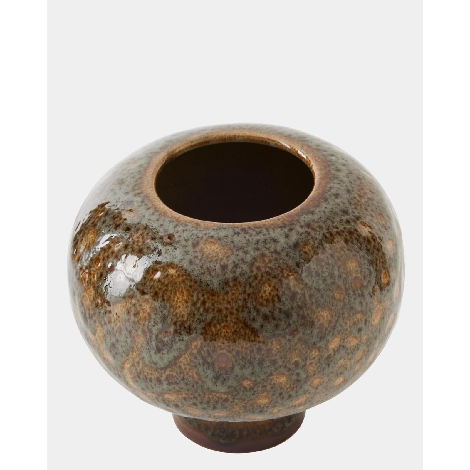 Global Views Allium Gray Splotch Vase