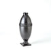 Global Views Greek Key Vase & Bowl - Black