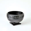 Global Views Greek Key Vase & Bowl - Black
