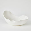 Global Views Horn Bowl - Matte White