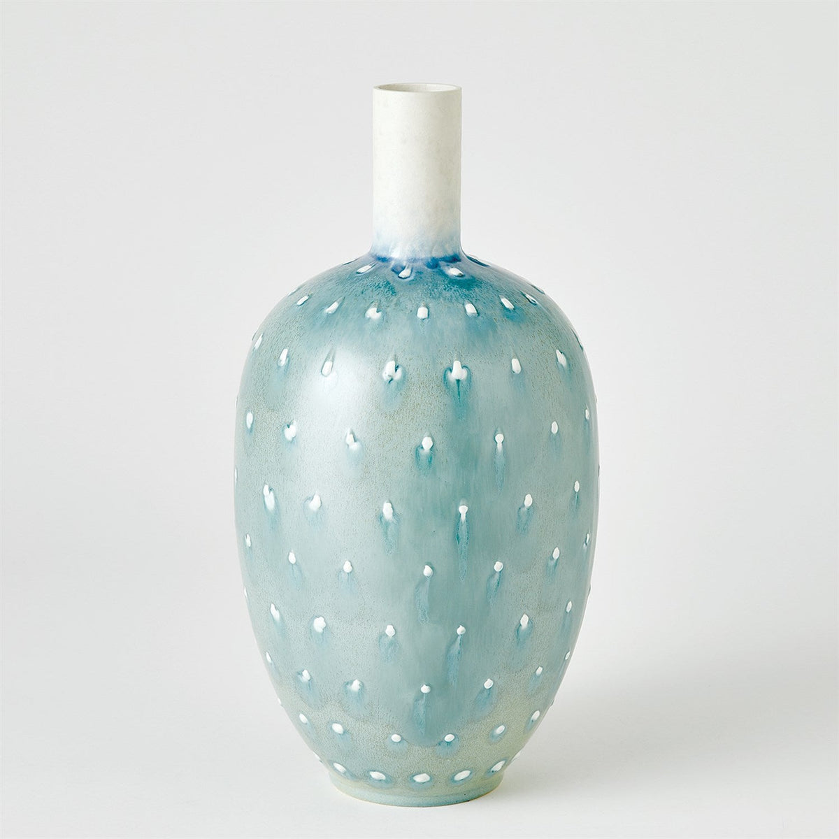 Global Views Spotted Vase - Lambs Ear