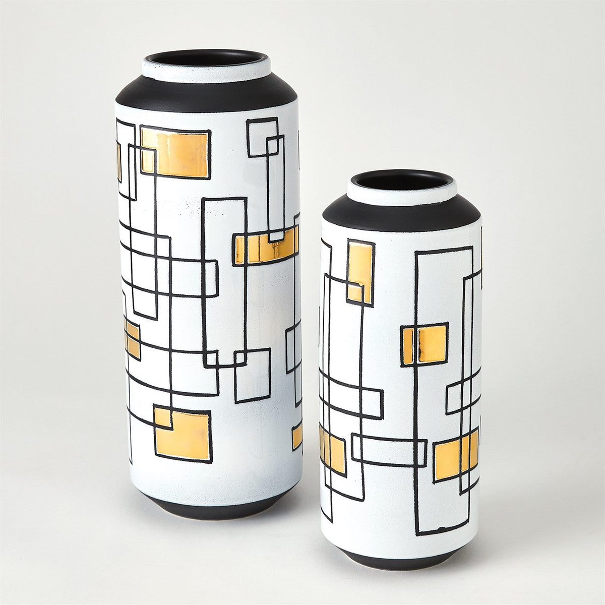 Global Views Sgraffito Vase