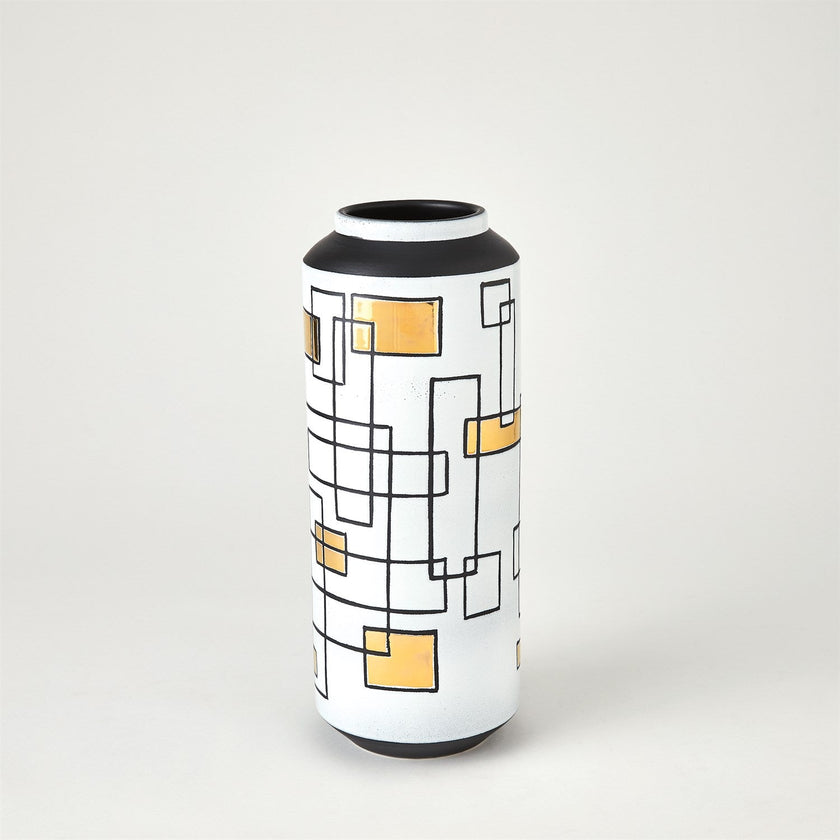 Global Views Sgraffito Vase