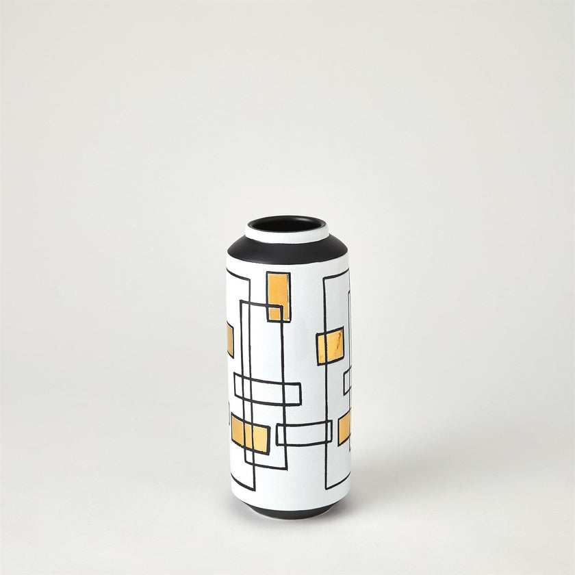 Global Views Sgraffito Vase