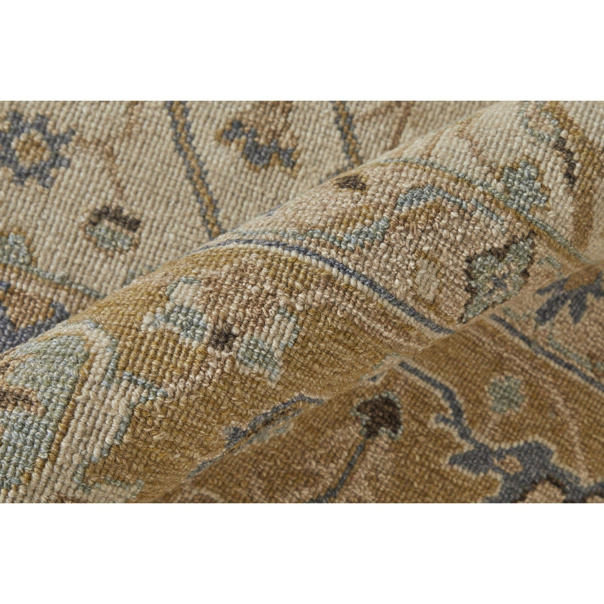 Feizy Corbitt 0611F Traditional Oriental in Ivory/Gold