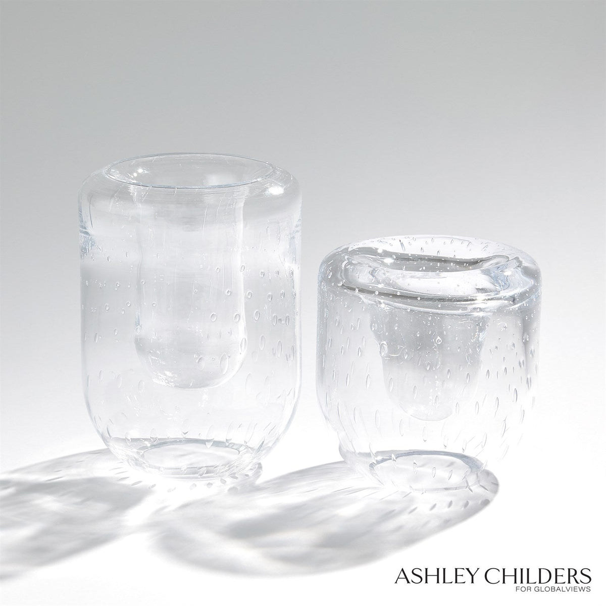Global Views Double Take Collection - Clear Seeded by Ashley Childers