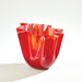 Global Views Handkerchief Vase - Deep Red