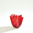 Global Views Handkerchief Vase - Deep Red