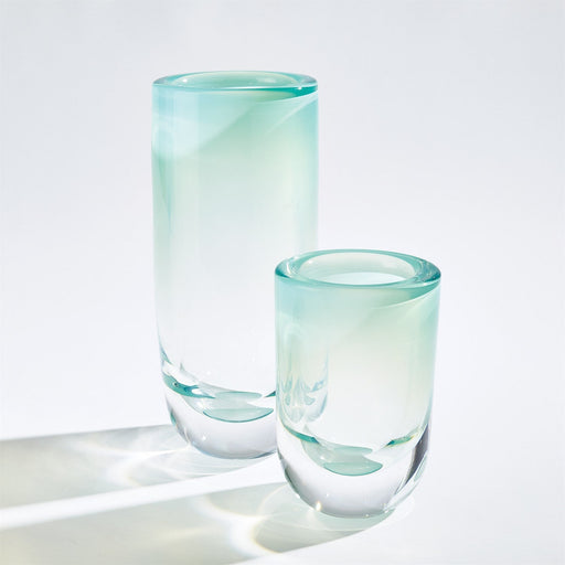 Global Views Bubble Cylinder Vase - Wintergreen