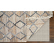 Feizy Beckett 0771F Transitional Trellis & Lattice in Gray/Ivory/Tan