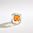 Global Views Square Vase - Amber