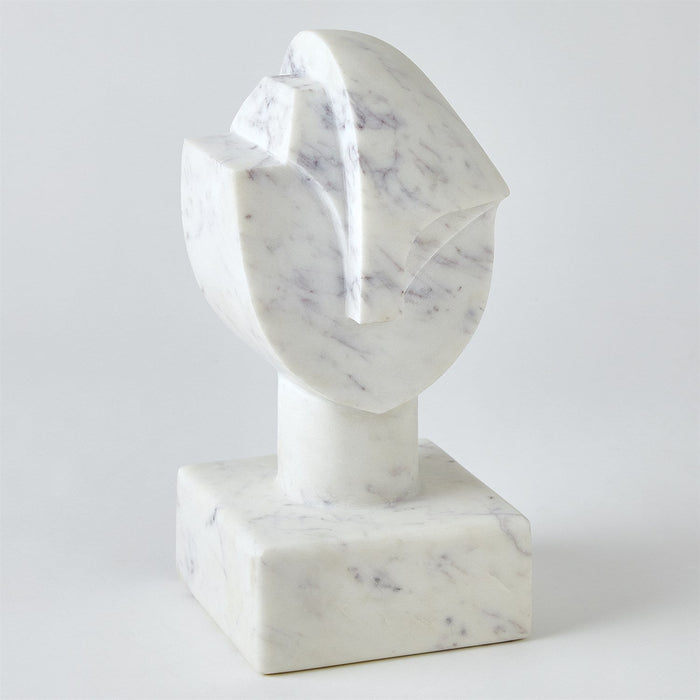 Global Views Mod Marble Portrait Bust