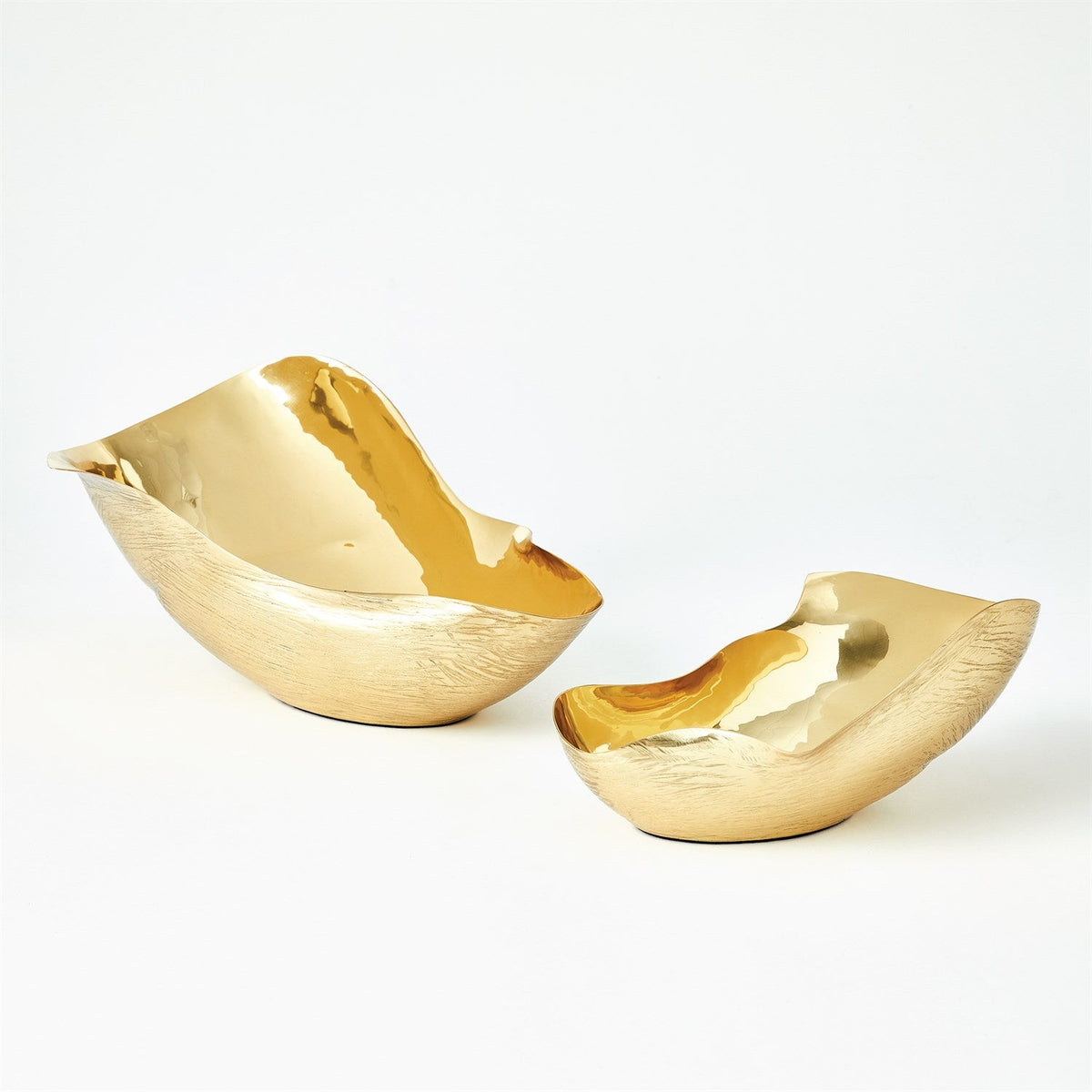 Global Views Free Form Bowl - Brass