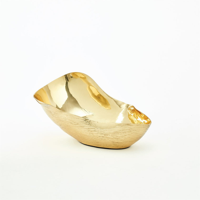Global Views Free Form Bowl - Brass