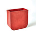 Global Views Radius Edge Leather Desk Accessories - Deep Red