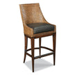 Woodbridge Furniture Woven Leather Bar Stool
