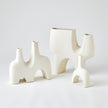 Global Views Cassel Vase - Matte White