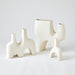 Global Views Cassel Vase - Matte White