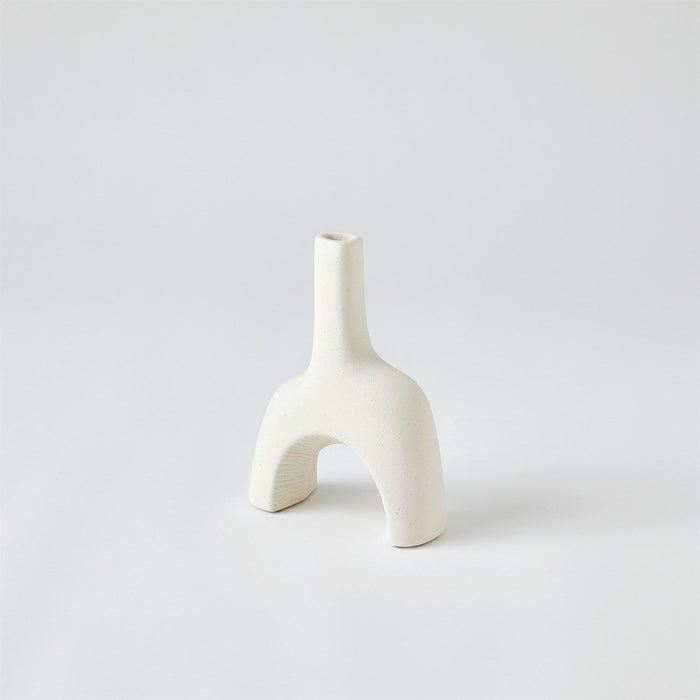 Global Views Cassel Vase - Matte White