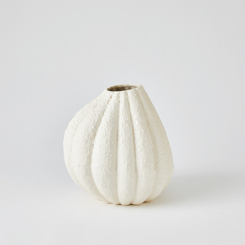 Global Views Glow Vase - White