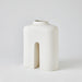 Global Views Guardian Vase - White Cream