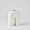 Global Views Guardian Vase - White Cream