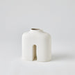 Global Views Guardian Vase - White Cream