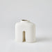 Global Views Guardian Vase - White Cream