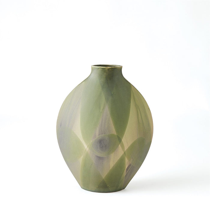 Global Views Helios Vase - Washed Green