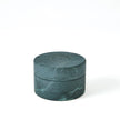 Global Views Cilindro Alabaster Box - BlackGreen