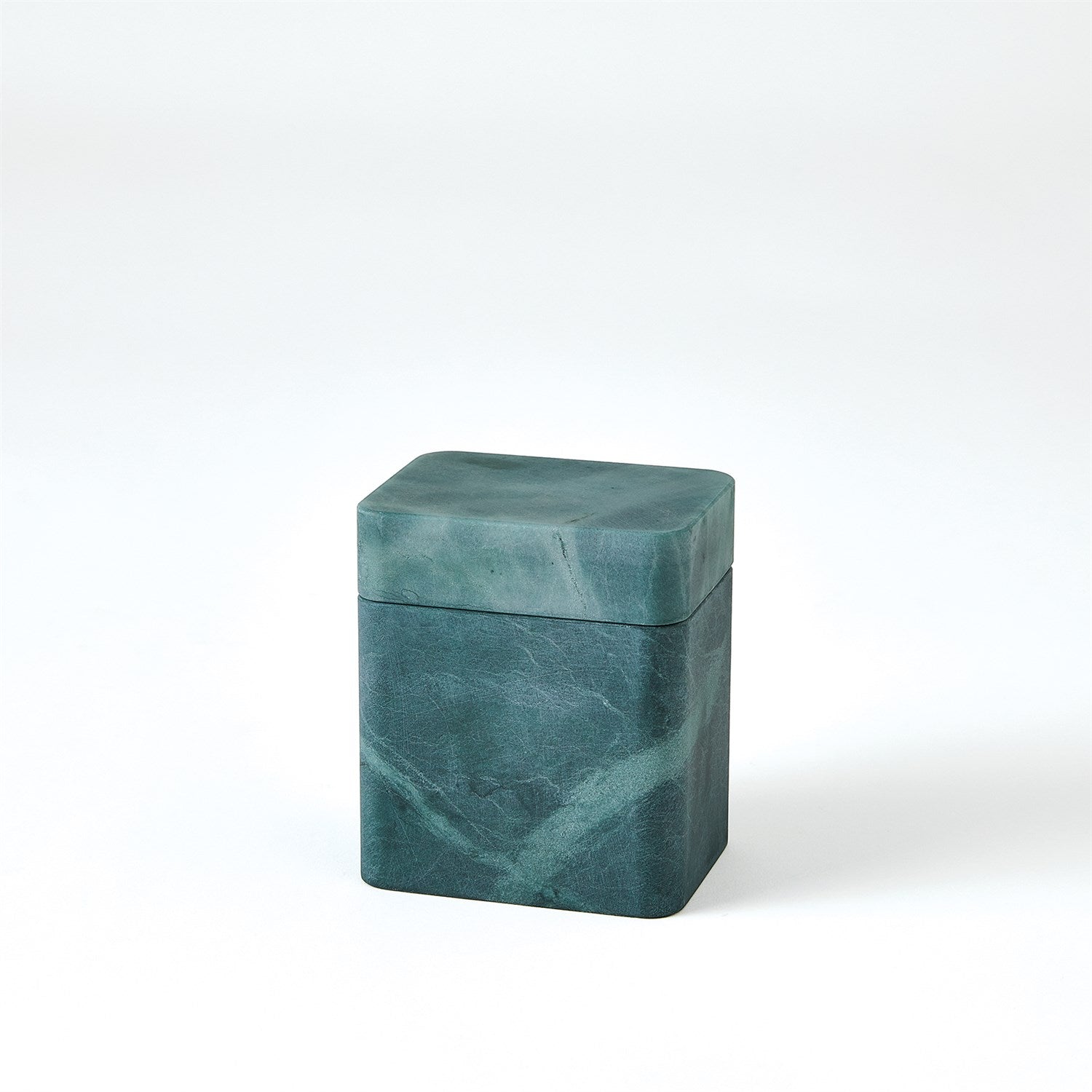 Global Views Raggio Alabaster Box - Black/Green