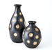 Global Views Dimples Vase - Black